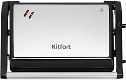 Сэндвичница Kitfort КТ-4603 750Вт черный/серебристый