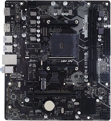Материнская плата Biostar A520MS Soc-AM4 AMD A520 2xDDR4 mATX AC`97 8ch(7.1) GbLAN RAID+HDMI+DP