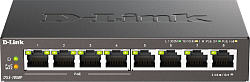 Коммутатор D-Link DGS-1008P DGS-1008P/F3A (L2) 8x1Гбит/с 4PoE+ 60W неуправляемый