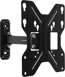 Кронштейн для телевизора Ultramounts UM898 черный 23"-42" макс.30кг настенный поворотно-выдвижной и наклонный