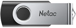 Флеш Диск Netac 128GB U505 NT03U505N-128G-20BK USB2.0 черный/серебристый