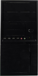 Корпус LinkWorld 727-21 черный без БП mATX 2x80mm 2x92mm 4xUSB2.0 audio