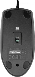Мышь A4Tech OP-720S черный оптическая 1200dpi silent USB 2but