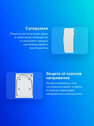 Стиральная машина Атлант СМА-40 М 102-00 класс: A+ загр.фронтальная макс.:4кг белый