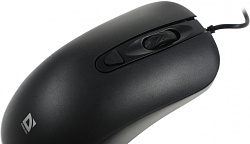 Мышь Defender MB-230 черный оптическая 1600dpi USB 2but (52231)