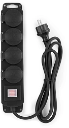 Сетевой фильтр Buro 400MDP-3-B 3м (4 розетки) черный (коробка)
