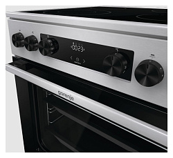 Плита Электрическая Gorenje GECS6C70XC нержавеющая сталь стеклокерамика (без крышки)