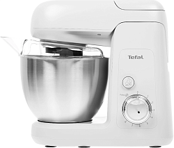 Кухонная машина Tefal Bake Partner QB520B38 планетар.вращ. 1100Вт серый/серебристый