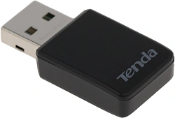 Сетевой адаптер Wi-Fi Tenda U9 AC650 USB 2.0 (ант.внутр.)