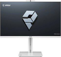 Моноблок MSI Pro MAX 27P Z 8MG-008 27" Full HD Ryzen 5 220 (3.2) 16Gb SSD512Gb Radeon 740M без ОС GbitEth WiFi BT клавиатура мышь Cam белый 1920x1080