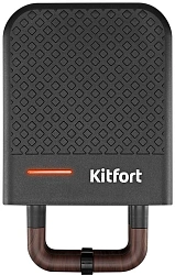 Вафельница Kitfort КТ-3652 600Вт черный/коричневый