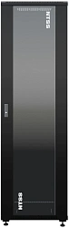 Шкаф коммутационный NTSS Премиум (NTSS-R42U6060GS-1BL) напольный 42U 600x600мм пер.дв.стекл металл 900кг черный 510мм 86кг 1987мм 20 металл