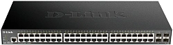 Коммутатор D-Link DGS-1250-52X/RU/A1A 48x1Гбит/с 4SFP+ управляемый