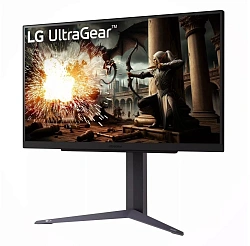 Монитор LG 27" UltraGear 27GS75Q-B черный IPS LED 16:9 HDMI матовая HAS Piv 1000:1 300cd 178гр/178гр 2560x1440 180Hz G-Sync FreeSync DP QHD 6кг