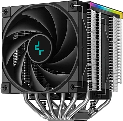 Устройство охлаждения(кулер) Deepcool AK620 Digital SE ARGB Soc-AM5/AM4/1200/1700/1851 черный 4-pin 19-28dB Al+Cu LCD 260W 1400gr Ret (R-AK620-BKADMN-GJD)
