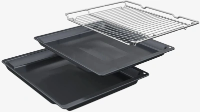 Духовой шкаф Электрический Bosch Serie 8 HBG7361B1 черный
