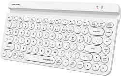 Клавиатура A4Tech Fstyler FBK30 белый USB беспроводная BT/Radio slim Multimedia (FBK30 WHITE)
