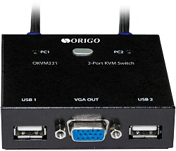 Переключатель KVM Origo OKVM221 2xPC port (OKVM221/A1A)