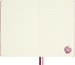 Блокнот Moleskine LIMITED EDITION SAKURA LESU09MM710 Pocket 90x140мм обложка текстиль 176стр. линейка твердая обложка розовый 2026