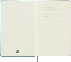 Блокнот Moleskine CLASSIC QP062B35 Large 130х210мм 240стр. нелинованный твердая обложка голубой