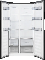 Холодильник Weissgauff WSBS 550 Built-in NoFrost Inverter 2-хкамерн. черный