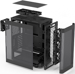 Корпус Zalman i4 черный без БП ATX 2x120mm 6x140mm 1xUSB2.0 2xUSB3.0 audio bott PSU