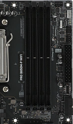 Материнская плата MSI PRO B850M-P WIFI SocketAM5 AMD B850 4xDDR5 mATX AC`97 8ch(7.1) 5Gigabit RAID+HDMI+DP