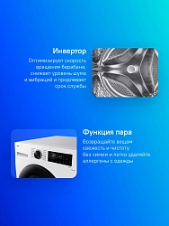 Стиральная машина Samsung WW11CGC04CAELP класс: A загр.фронтальная макс.:11кг белый инвертор