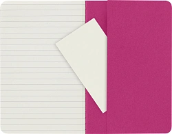 Блокнот Moleskine CAHIER JOURNAL CH011D17 Pocket 90x140мм обложка картон 64стр. линейка розовый неон (3шт)