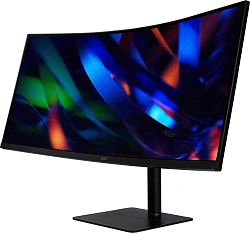 Монитор Acer 34" Nitro CZ342CURVbmiphuzx черный VA LED 1ms 21:9 HDMI M/M матовая HAS Piv 300cd 178гр/178гр 3440x1440 180Hz FreeSync Premium DP 2K USB 7.97кг