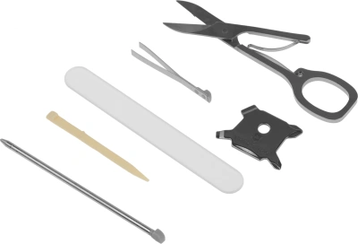 Швейцарская карта Victorinox SwissCard Nailcare (0.7240.T21) бирюзовый полупрозрачный коробка подарочная