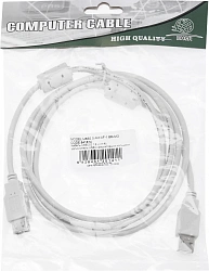 Кабель-удлинитель Ningbo USB A(m) USB A(f) 1.8м (USB2.0-AM/AF-1.8M-MG) феррит.кольца
