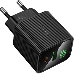 Сетевое зар./устр. Hoco CS84A Excellent PD30W+QC3.0 30W 3A (PD+QC) универсальное черный (64554)
