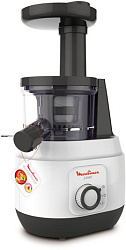Соковыжималка шнековая Moulinex ZU150110 150Вт белый/черный