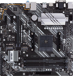Материнская плата Asus PRIME B550M-A/CSM Soc-AM4 AMD B550 4xDDR4 mATX AC`97 8ch(7.1) GbLAN RAID+VGA+DVI+HDMI