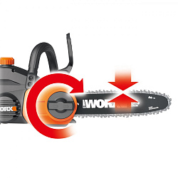 Цепная пила Worx WG322E аккум. дл.шины:10" (25cm) 1аккум. 2Ач ЗУ