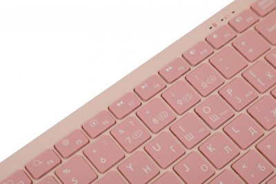 Клавиатура A4Tech Fstyler FBX51C розовый USB беспроводная BT/Radio slim Multimedia (FBX51C PINK)