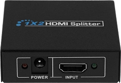 Сплиттер аудио-видео Premier 5-872-2 HDMI (f)/2хHDMI (f) черный