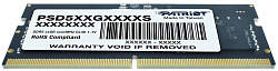 Память DDR5 32GB 4800MHz Patriot PSD532G48002S RTL PC5-38400 CL40 SO-DIMM 262-pin 1.1В dual rank Ret
