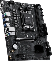 Материнская плата MSI PRO B850M-E EVO Socket AM5 AMD B850 2xDDR5 mATX AC`97 8ch(7.1) 2.5Gg RAID+VGA+HDMI