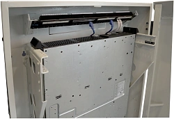 Шкаф коммутационный Lanmaster (TWT-CBVRT-5U-6X7-GY) настенный 5U 650x250мм пер.дв.металл направл.под винты 68кг серый 741мм