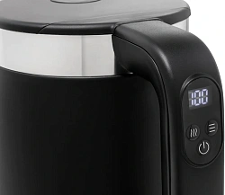 Чайник электрический Gorenje K17TRDW 1.7л. 2200Вт черный/серебристый корпус: металл