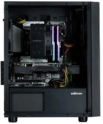 Корпус Zalman T3 Plus черный без БП mATX 2xUSB2.0 1xUSB3.0 audio front door bott PSU