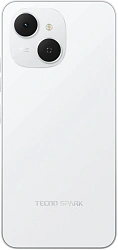 Смартфон Tecno Spark 40C 256Gb 8Gb белый моноблок 3G 4G 2Sim 6.67" 720x1600 Android 15 13Mpix 802.11 a/b/g/n/ac/ax GPS GSM900/1800 Protect FM microSD max1024Gb