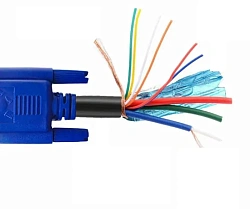 Кабель Premier 5-960B VGA (m) VGA (m) 1.5м (5-960B 1.5) феррит.кольца черный