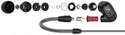 Наушники вкладыши Sennheiser IE 300 1.25м черный проводные крепление за ухом (509104)