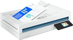 Сканер планшетный HP ScanJet Pro N4600 fnw1 (20G07A) A4 белый