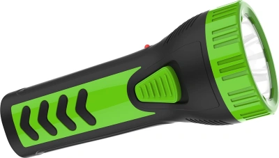 Фонарь ручной Gauss GFL101 черный/зеленый 1Вт лам.:светодиод. (GF101)