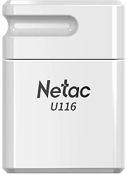 Флеш Диск Netac 128GB U116 NT03U116N-128G-32WH USB3.2 белый