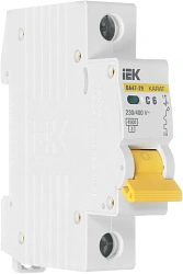Выключатель автоматический IEK MVA20-1-006-C ВА47-29 6A тип C 4.5kA 1П 230/400В 1мод белый (упак.:1шт)